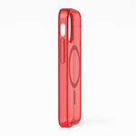 OtterBox Symmetry Plus Clear Antimicrobial MagSafe Case for iPhone 13 Mini Red