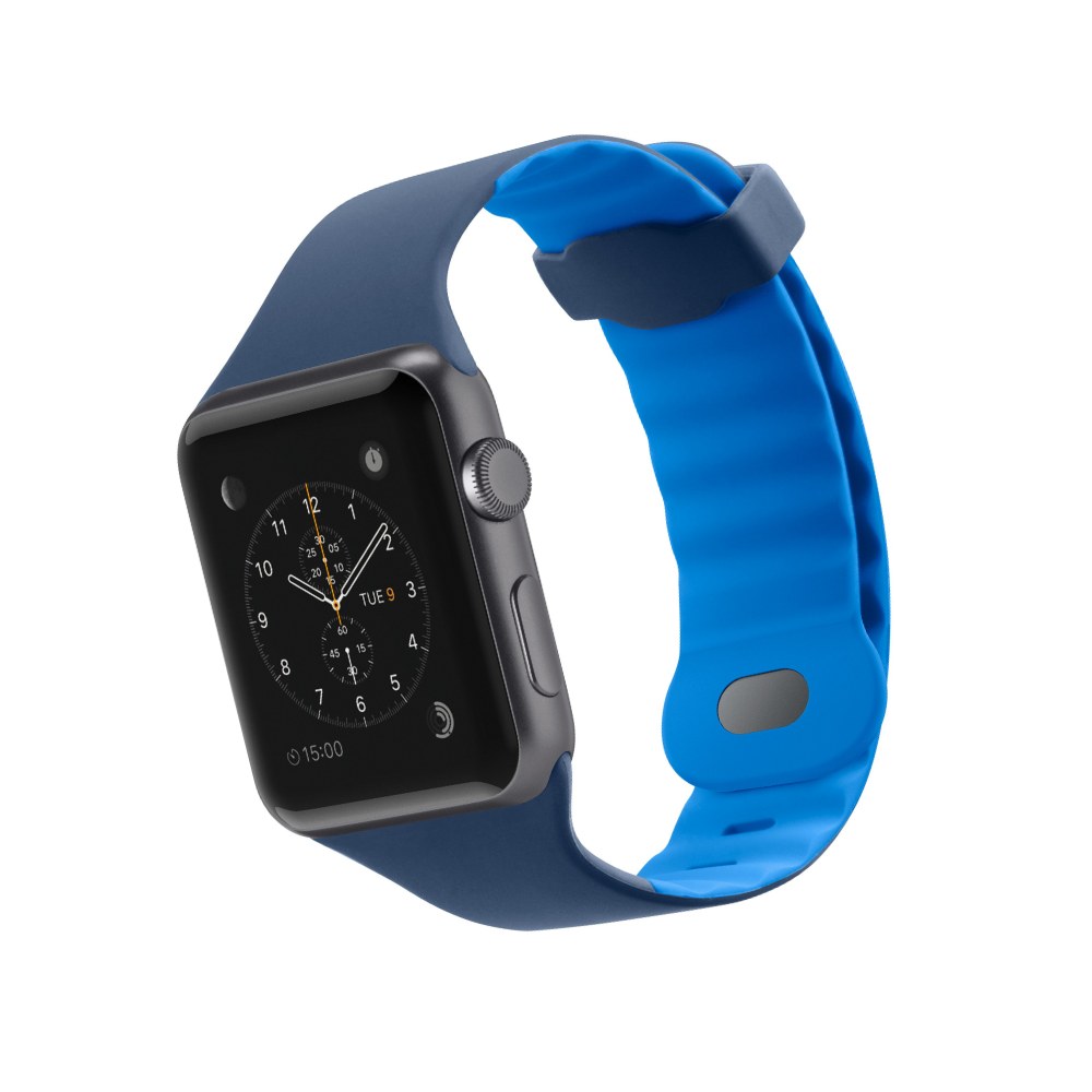 Belkin F8w729btc02 Sport Band For Apple Watch Series 4, 3, 2, 1, /40 Mm, Blue, 38 Mm Pack - 745883723690
