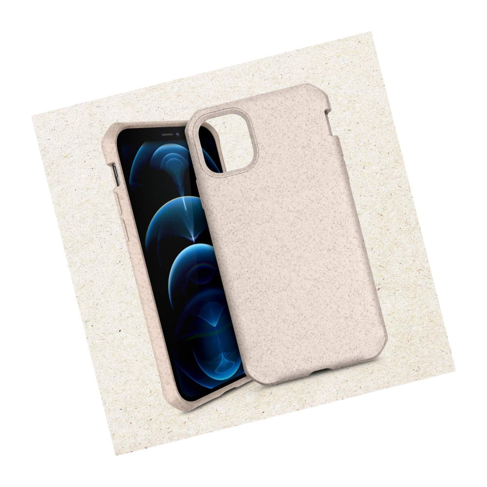 Itskins Feroniabio Terra 5g Protective Phone Case For Apple Iphone 12 Pro Max - Natural - 4894465557119