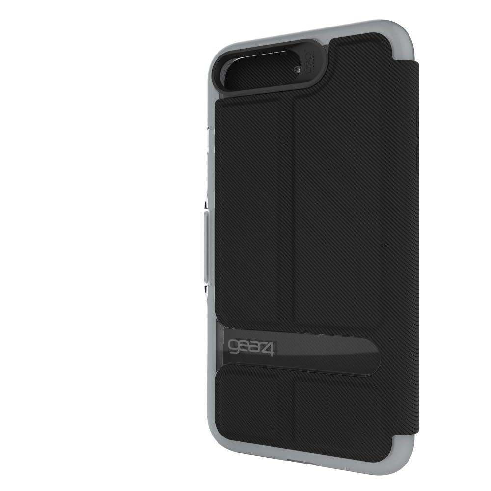 Gear4 Oxford Folio Case With Advanced Impact Protection [ Protected By D3o ], Stand Function, Card Slots, Slim, Tough Design For Iphone 7/8 Plus - 4895200202097
