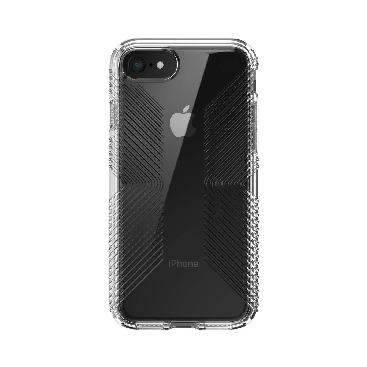 Speck Products Presidio Perfect-Clear With Grip Case, Compatible With Iphone Se (2022)| Iphone Se (2020)| Iphone 8| Iphone 7, Clear/Clear (136216-5085) - 848709083050