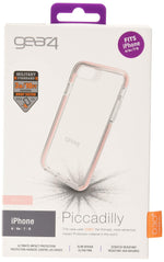 Gear4 Piccadilly Clear Case With Advanced Impact Protection [ Protected By D3o ], Slim, Tough Design For Iphone 7/8 – Rose Gold (26208) - 4895200201854