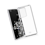 Itskins Hybrid Clear Protective Phone Case Compatible With Samsung Galaxy S20 Ultra, Slim Hybrid Case Anti-Yellowing & Heavy Duty Shockproof Cover Military Phone Case |Transparent - 4894465333935