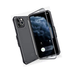 Itskins Spectrum Vision Clear Protective Phone Case Compatible With Iphone 11 Pro Max, Slim Hybrid Case, Anti-Yellowing, And Heavy Duty Shockproof Cover, Military Phone Case | Smoke - 4894465764753