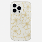 Case-Mate iPhone 15 Pro Case Floral Gems MagSafe Sparkle Shockproof Cover