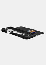 Itskins Hybrid R // Folio Protective Phone Case For Iphone 17 Pro Max, Hybrid Case With Card Holder, Anti-Slip, Heavy Duty Shockproof Cover, Military Phone Case - Black - 810176650547