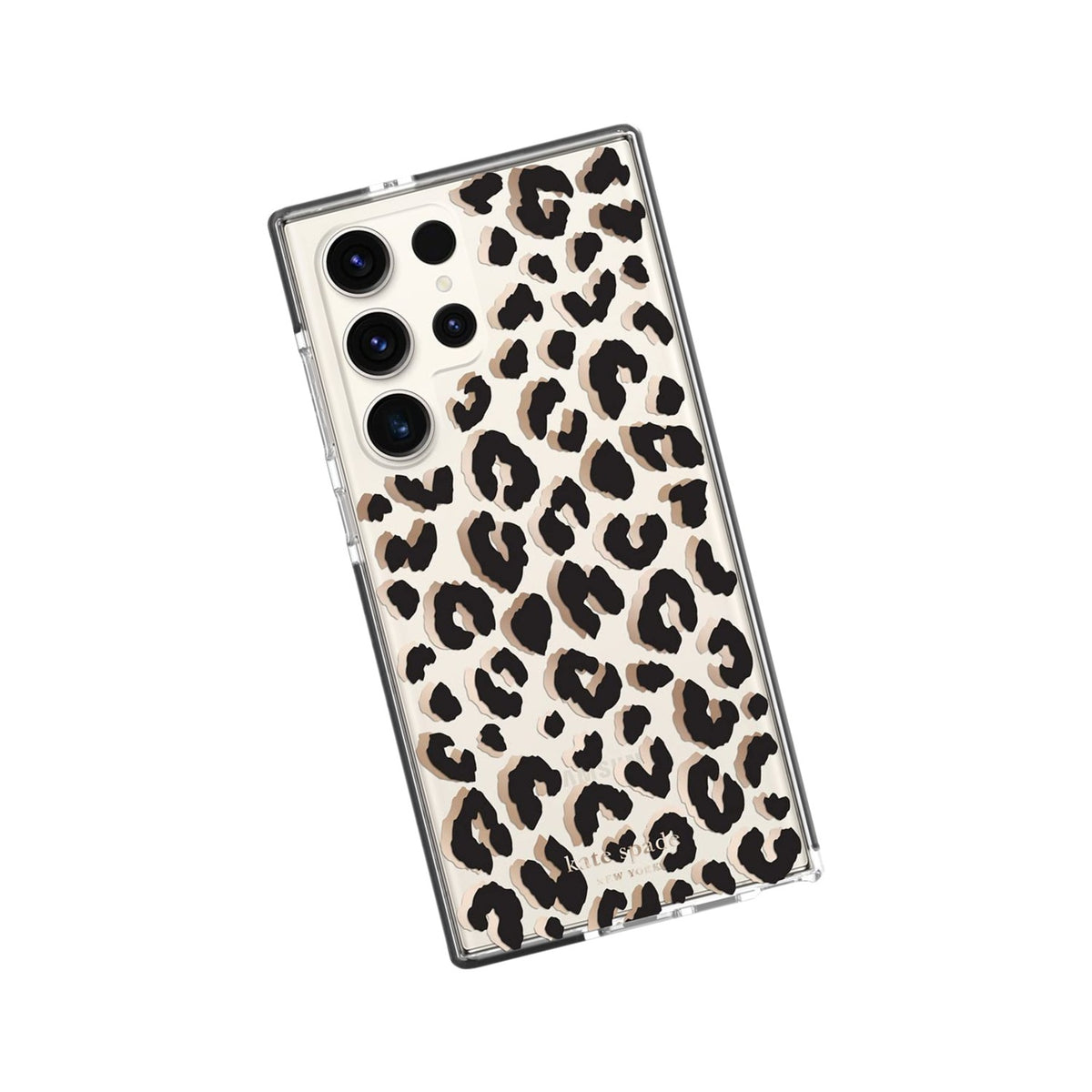 Kate Spade New York Defensive Hardshell Case Compatible With Samsung Galaxy S23 Ultra - Black - 650450171098