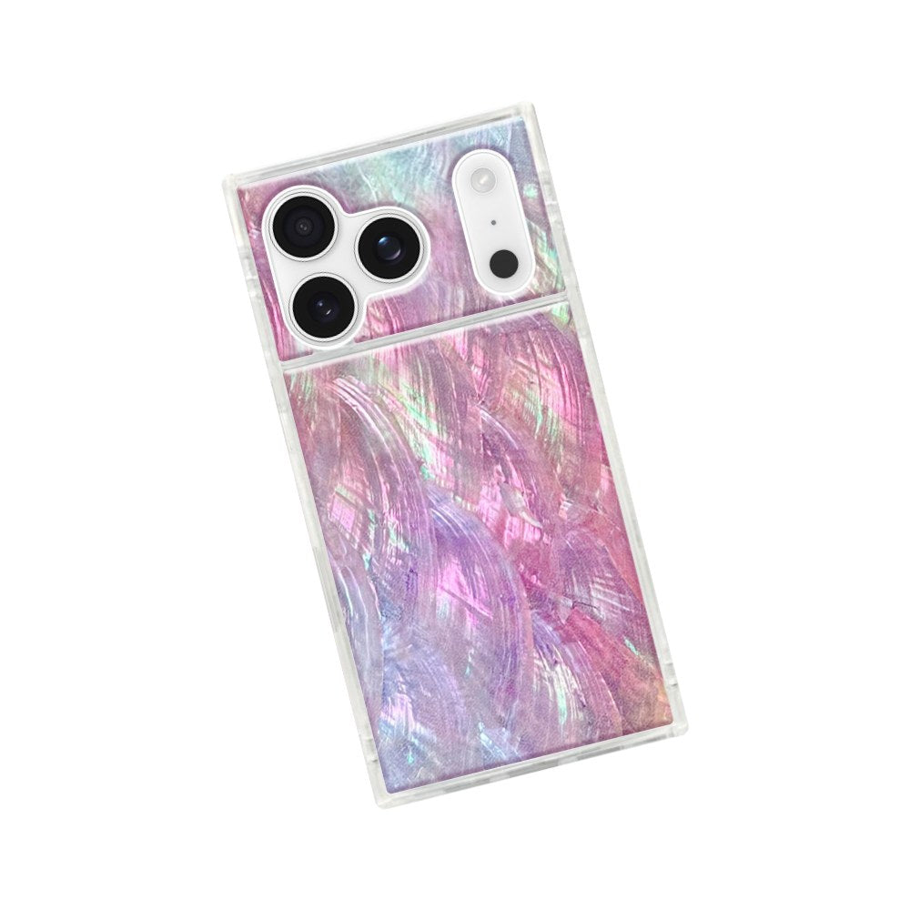 Flaunt Official Pink Mother Of Pearl Protective Case For iPhone 17 Pro