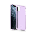 Itskins Spectrum Clear Protective Phone Case Compatible With Apple Iphone 11 Pro Max, Slim Hybrid Case, Anti-Yellowing, And Heavy Duty Shockproof Cover, Military Phone Case | Light Purple - 4894465759698