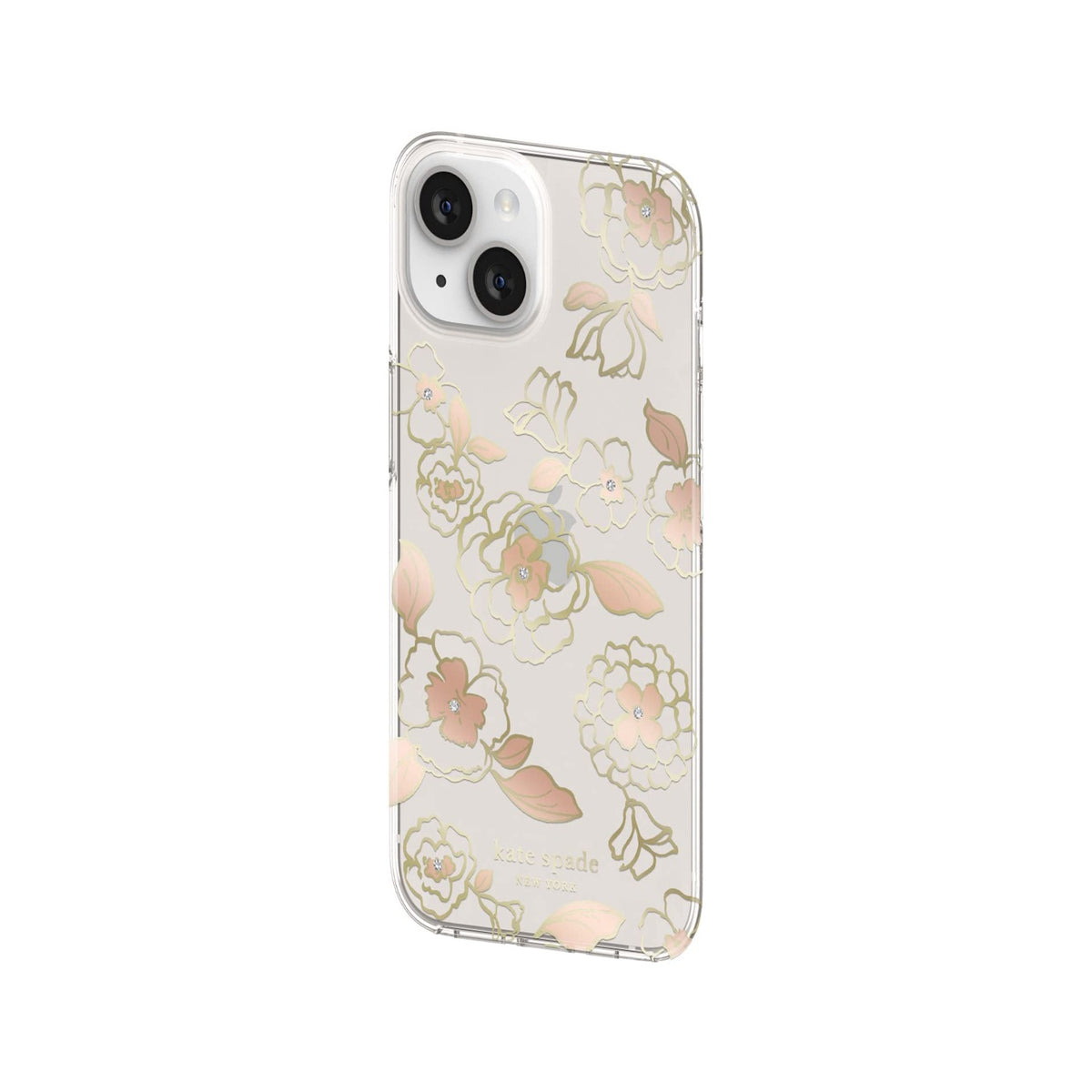 Kate Spade New York Protective Hardshell Case Compatible With Apple Iphone 14 - Gold Floral [Ksiph-222-Gfl] - 650450081571
