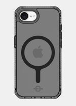 Itskins Hybrid R // Vapor Magnetic Matte Protective Phone Case For Iphone 17e / 16e, Compatible With Magsafe, Slim Military Shockproof Phone Case, Slim Hybrid Cover - Smoke - 888842903402