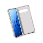 Itskins Spectrum Clear Protective Phone Case Compatible With Samsung Galaxy S10, Slim Hybrid Case, Anti-Yellowing, And Heavy Duty Shockproof Cover, Military Phone Case - Transparent - 4894465867102