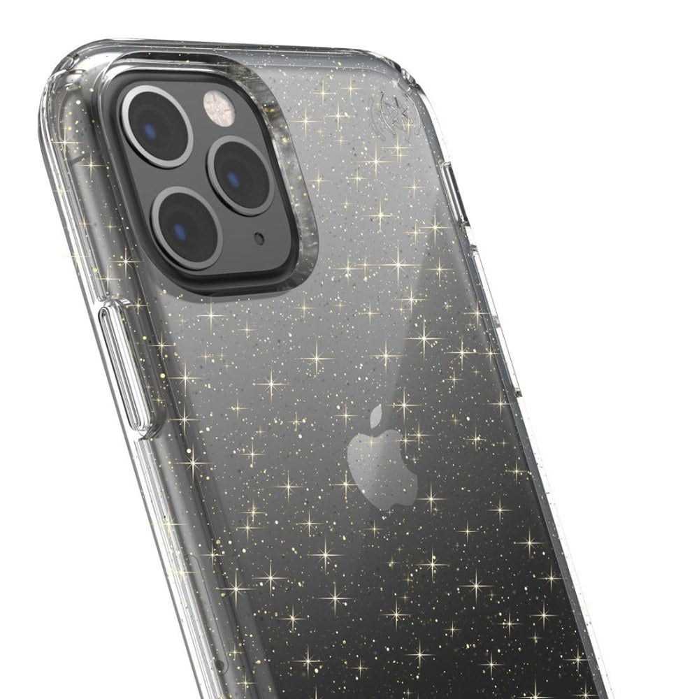 Speck Iphone 11 Pro Case - Presidio Clear + Glitter - Protective Ultra Thin Slim Hard Anti Scratch Cover - Clear/Glitter - 251193