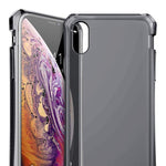 Itskins Spectrum Clear Protective Phone Case Compatible With Iphone Xs/X, Slim Hybrid Case, Anti-Yellowing, And Heavy Duty Shockproof Cover, Military Phone Case | Black - 4894465647933
