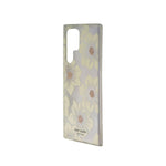 Kate Spade New York Protective Hardshell Case For Samsung Galaxy S22 Ultra - Hollyhock Floral Clear/Cream With Stones - 650450008394