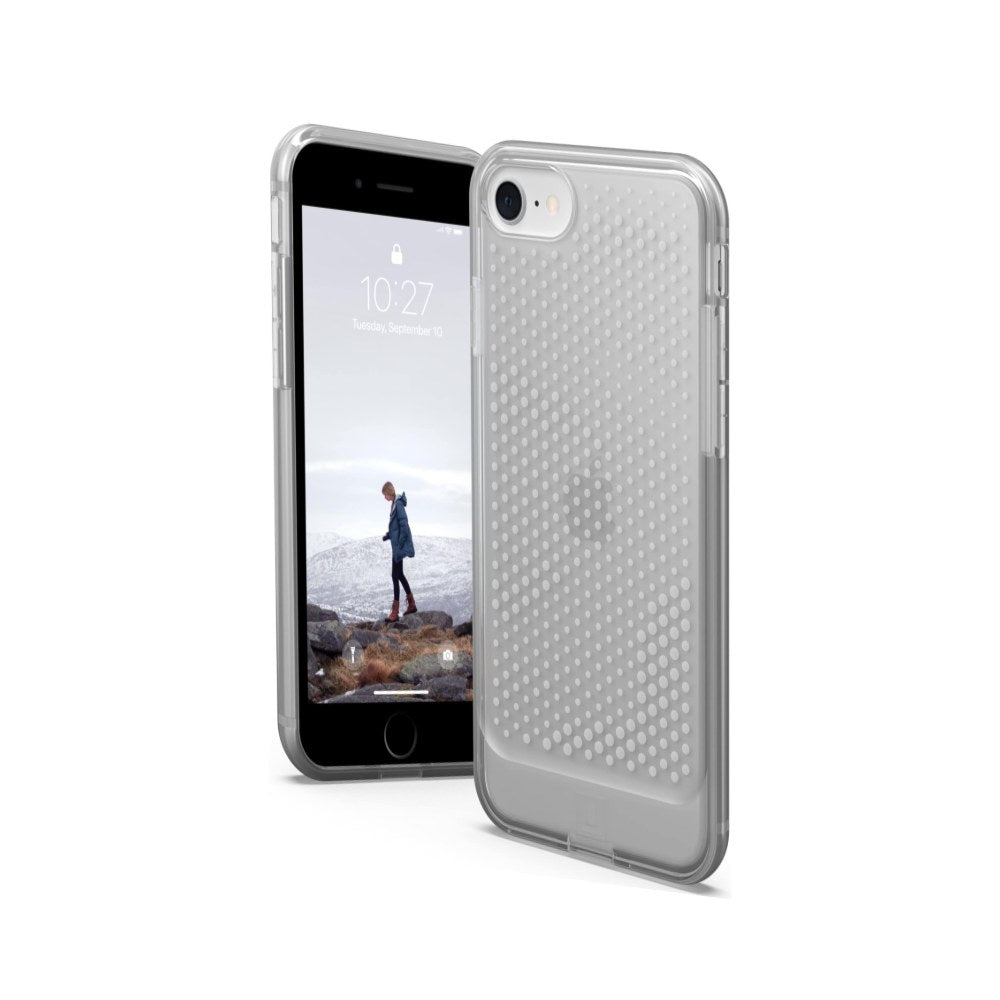 Urban Armor Gear [U] By Uag Designed For Iphone Se (2022) Case [4.7-Inch Screen] Alton Slim Fit Lightweight Stylish Transparent Impact Resistant Protective Phone Cover, Ice - 840283900488