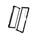 Itskins Hybrid Solid Case For Galaxy Z Fold3 5G Black Transparent