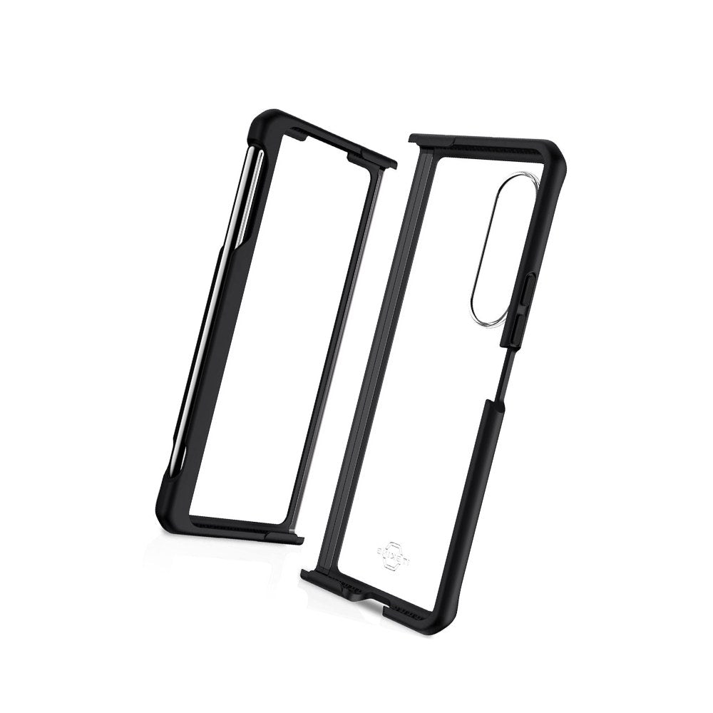 Itskins Hybrid Solid Case For Galaxy Z Fold3 5G Black Transparent
