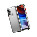 Zizo Surge Series For Moto G Pure Case - Sleek Clear Case Customizable Buttons - Clear - 888488335636