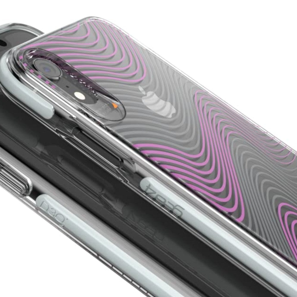 Gear4 Victoria D30 Case For Iphone Xr - Fabric (Purple/Clear) - 4895200205647