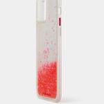 CaseMate iPhone X Protective Case With Pink Liquid Glitter And Glow In The Dark