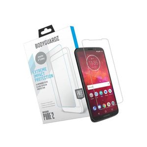 Bodyguardz Pure 2 Premium Glass Screen Protector For Moto Z3 Play - Clear - 846237052487
