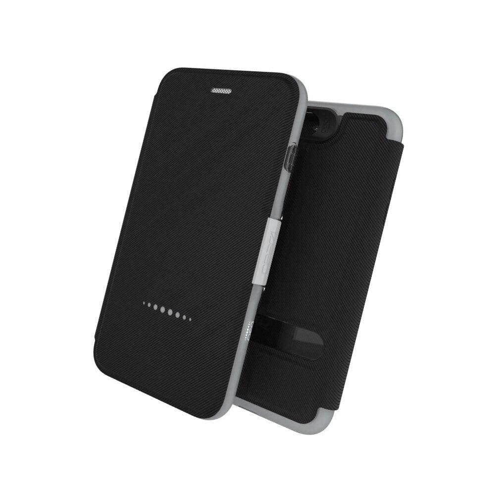 Gear4 Oxford Folio Case With Advanced Impact Protection [ Protected By D3o ], Stand Function, Card Slots, Slim, Tough Design For Iphone 7/8 Plus - 4895200202097