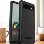 OtterBox Commuter Case For Google Pixel 6a With Antimicrobial Protection Black