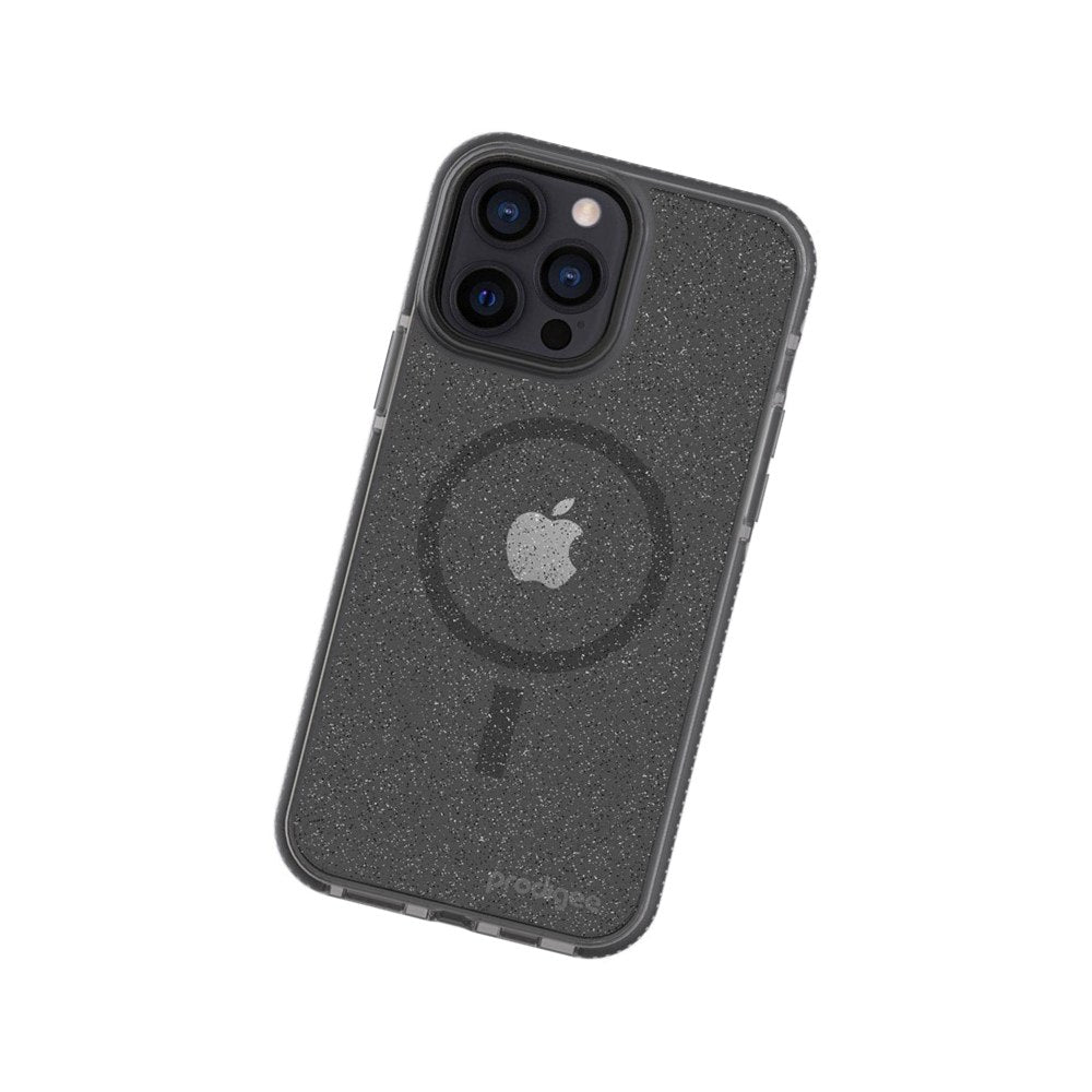 Prodigee Superstar Smoke + Mag | Apple Iphone 13 Pro Case | Sparkle Glitter |Drop Tested |Wireless Charging Compatible| Shockproof | 6.1 Inch - 810023952565