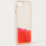 CaseMate IPhone 8 Pink Glow Waterfall Case With Liquid Glitter