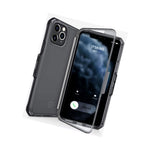 Itskins Spectrum Vision Clear Protective Phone Case Compatible With Iphone 11 Pro, Slim Hybrid Case, Anti-Yellowing, And Heavy Duty Shockproof Cover, Military Phone Case | Smoke - 4894465898892